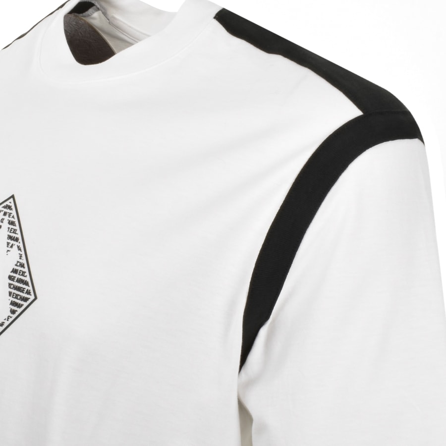 Armani Exchange Graphic Logo T Shirt Off White | Mainline